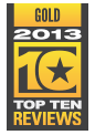 FastTrack Schedule 10.2 Receives Gold Award from TopTenREVIEWS, Rated the #1 Project Management Software