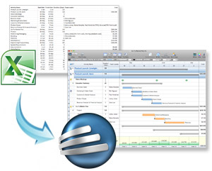 Exchanging data with spreadsheets