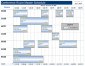 Conference Room Scheduling template screenshot