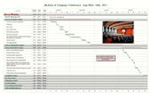 Event Planning template screenshot