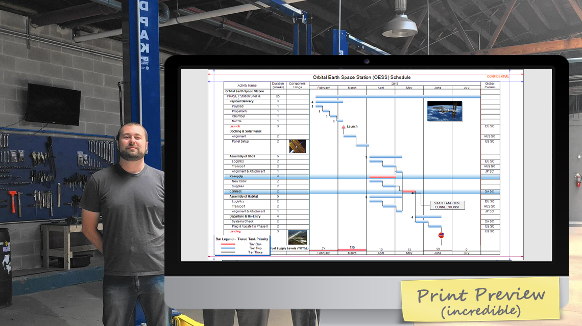 FastTrack Print Preview Sample