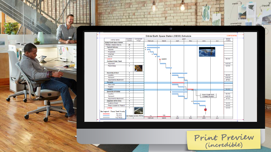 FastTrack Print Preview Sample