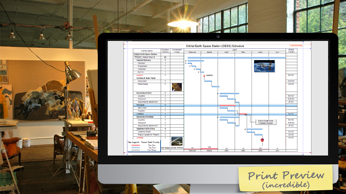 FastTrack Print Preview Sample