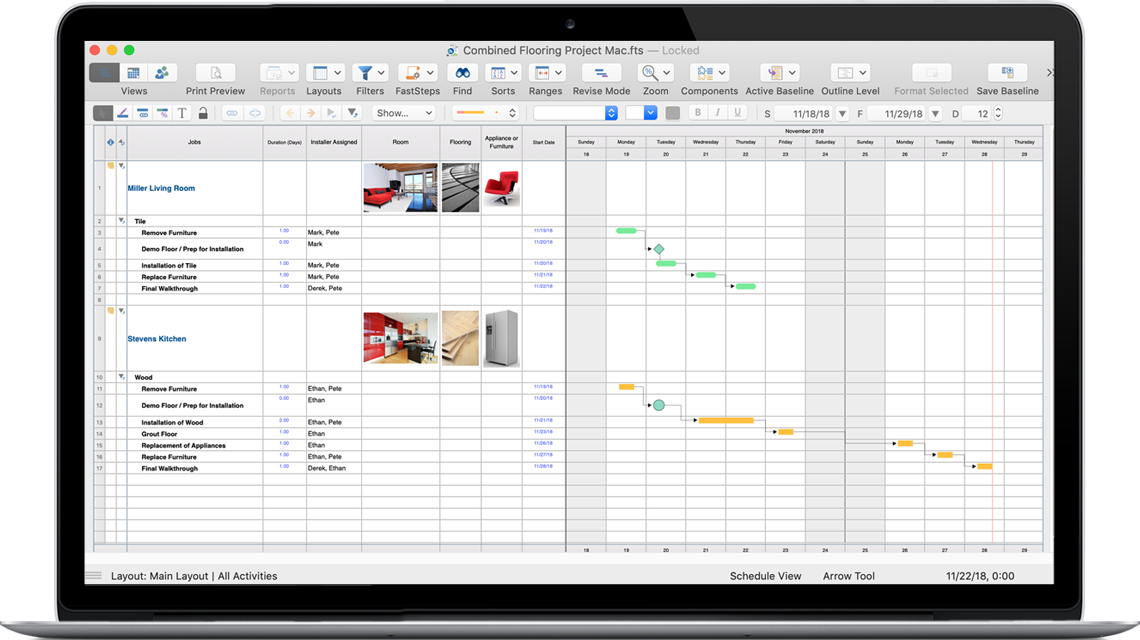 FastTrack Schedule 2024 For Mac Schedule View