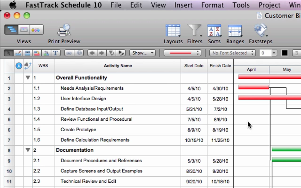 Customizing Your Schedule