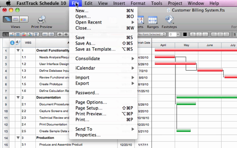 Exchanging Data with Microsoft Project