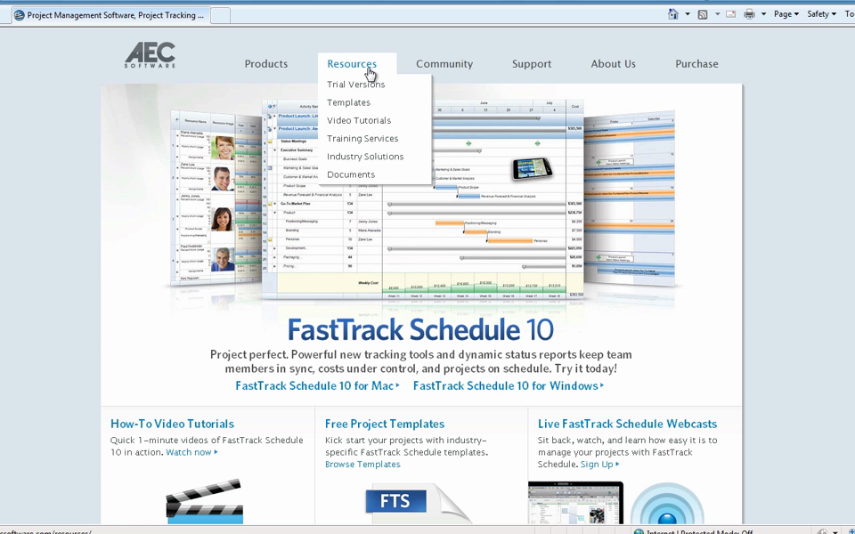 Using Templates to Create New Schedules